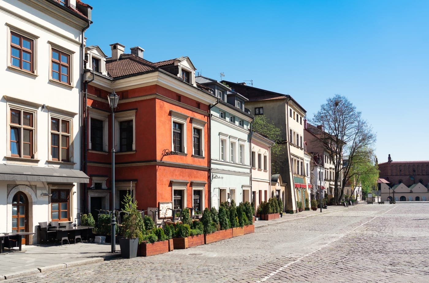 Kamienice na krakowskim Kazimierzu