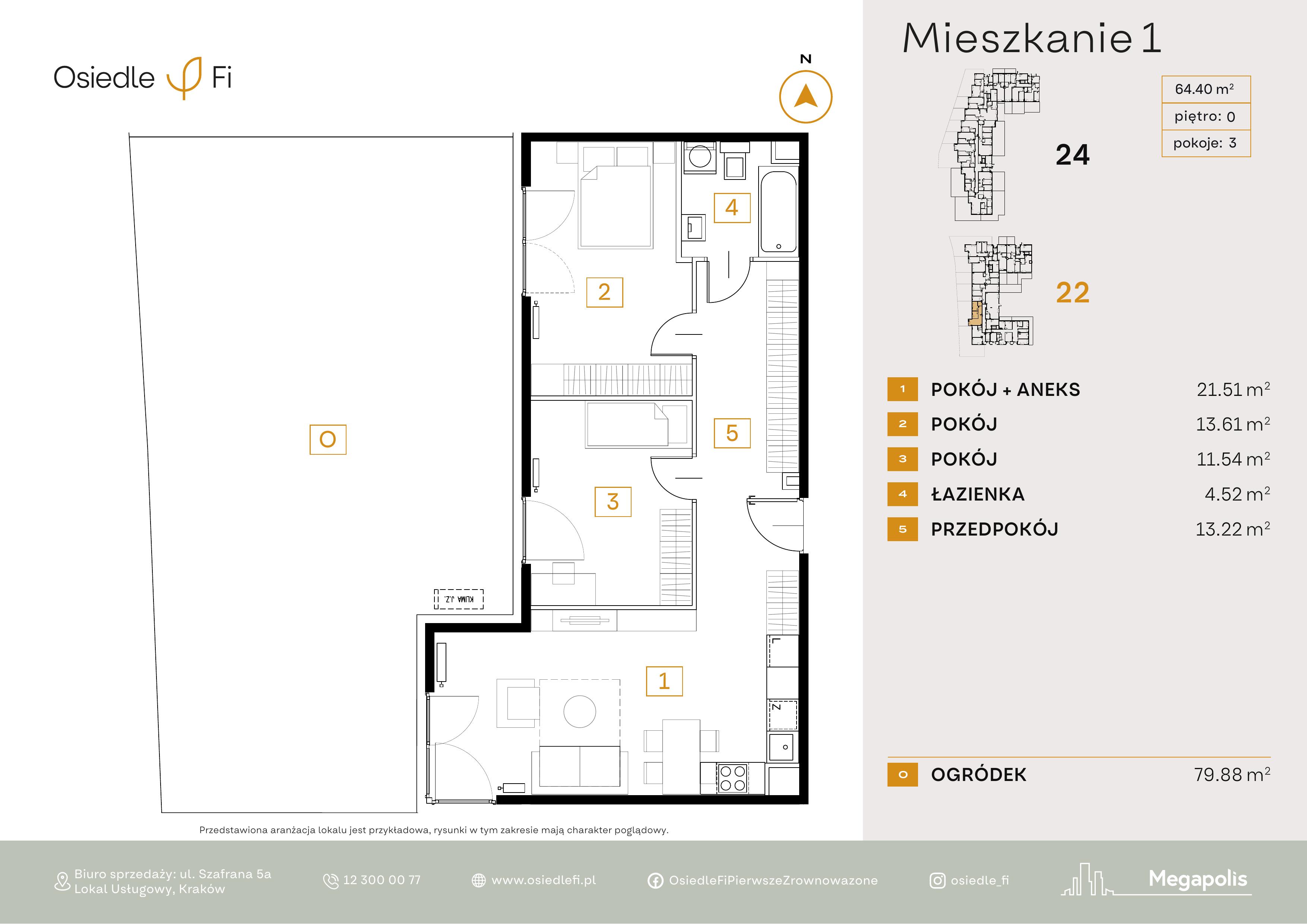 Rzut mieszkania 1