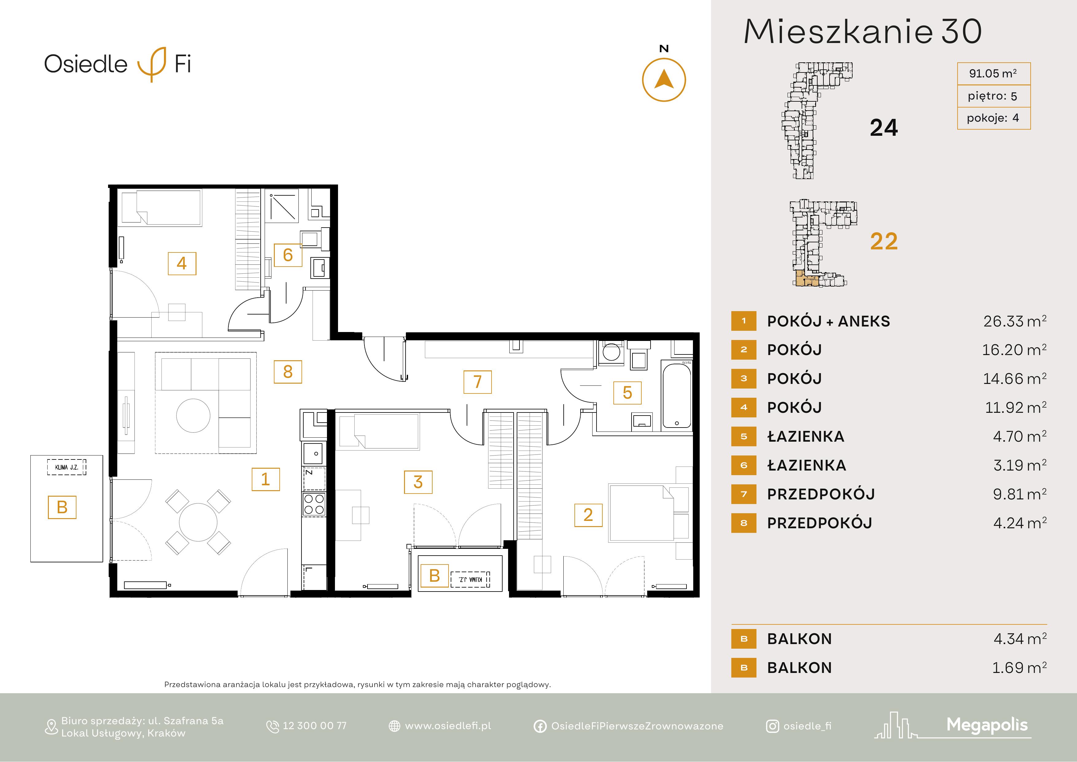 Rzut mieszkania 30