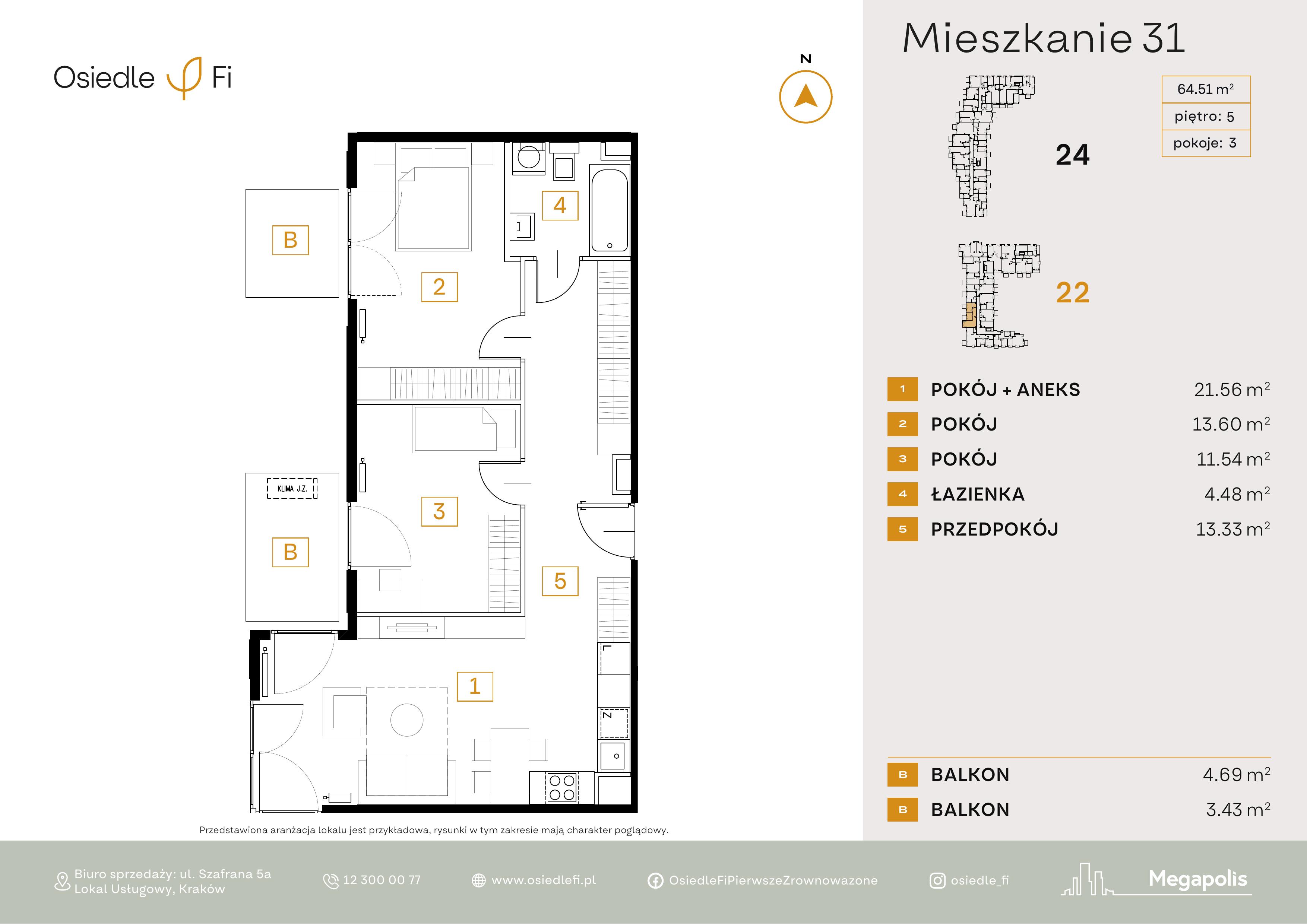 Rzut mieszkania 31