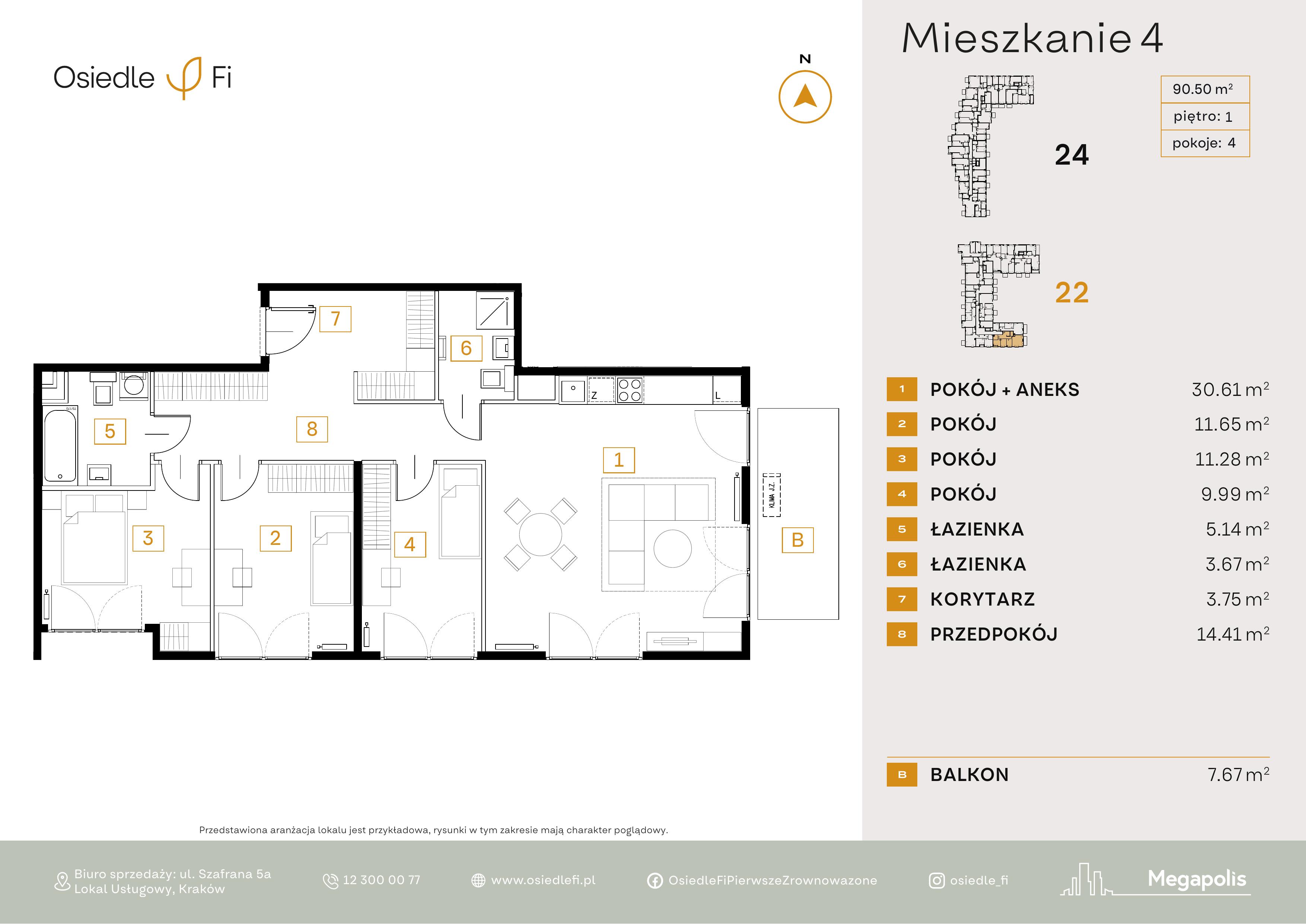 Rzut mieszkania 4