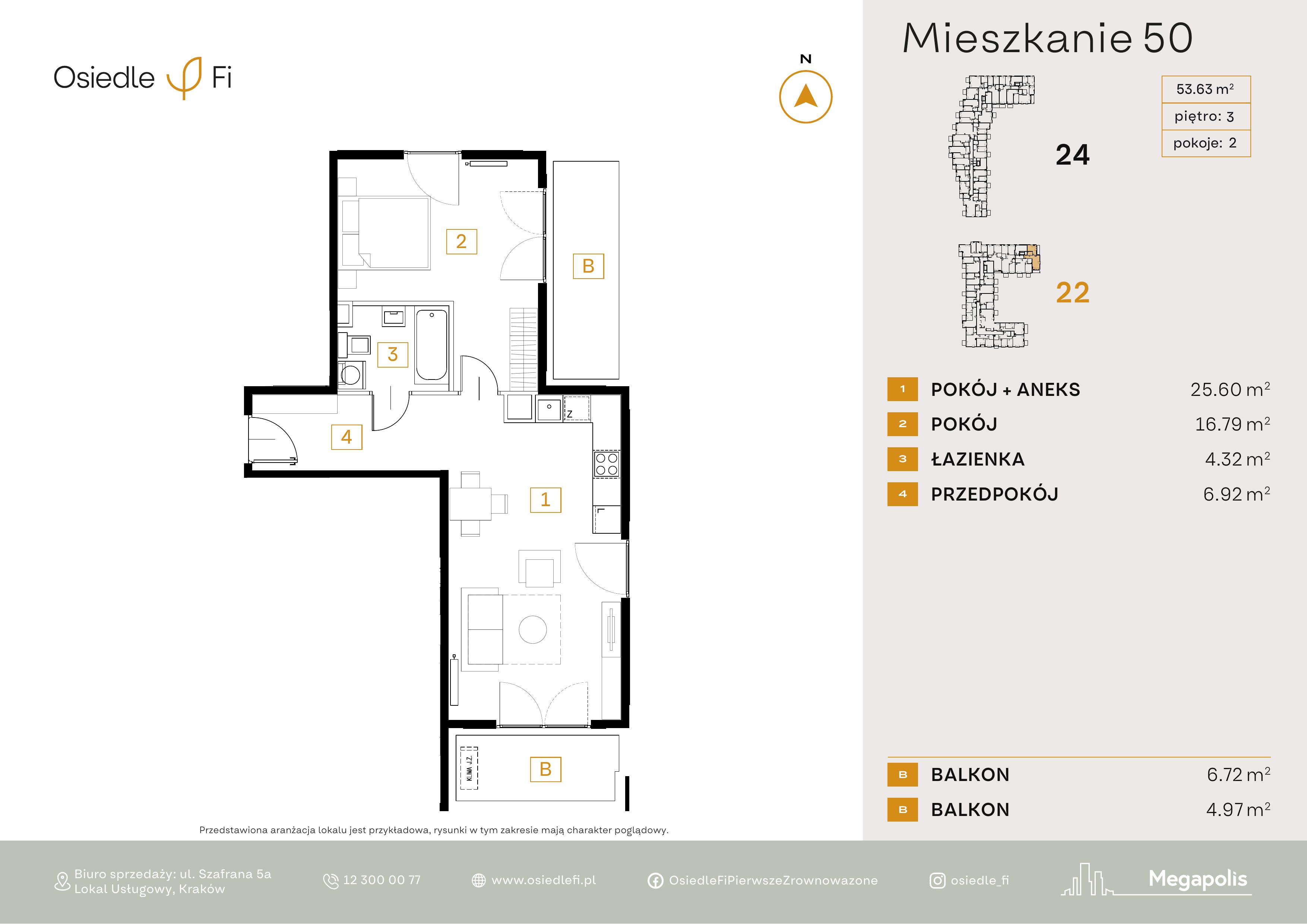 Rzut mieszkania 50