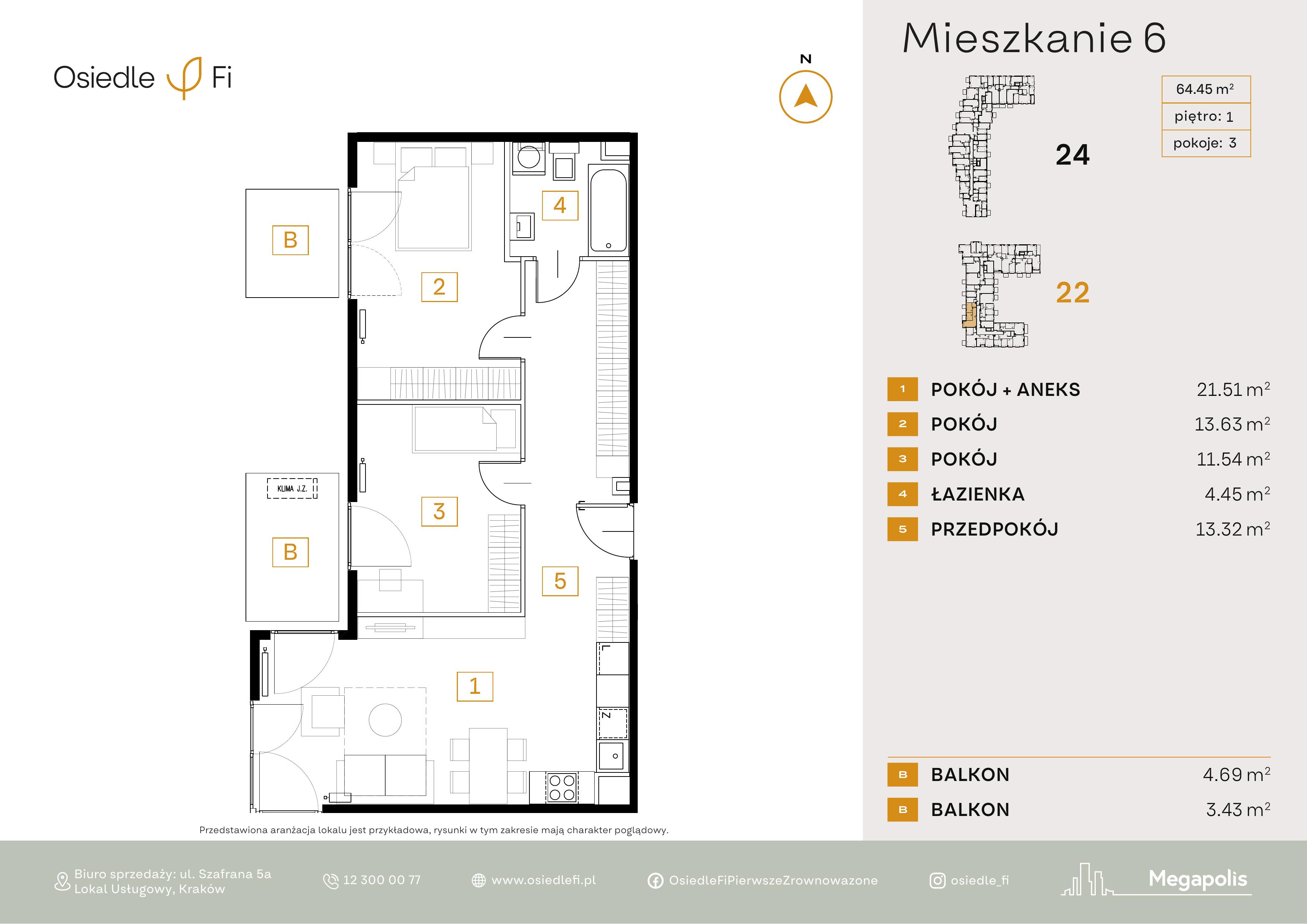 Rzut mieszkania 6