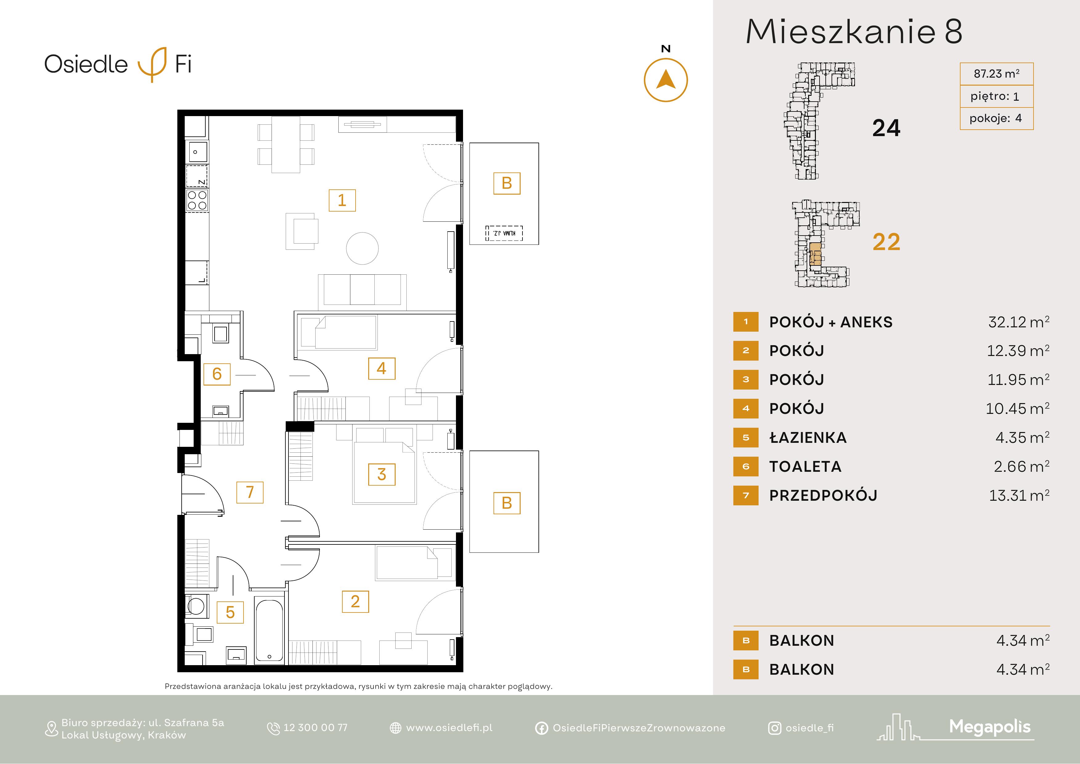 Rzut mieszkania 8