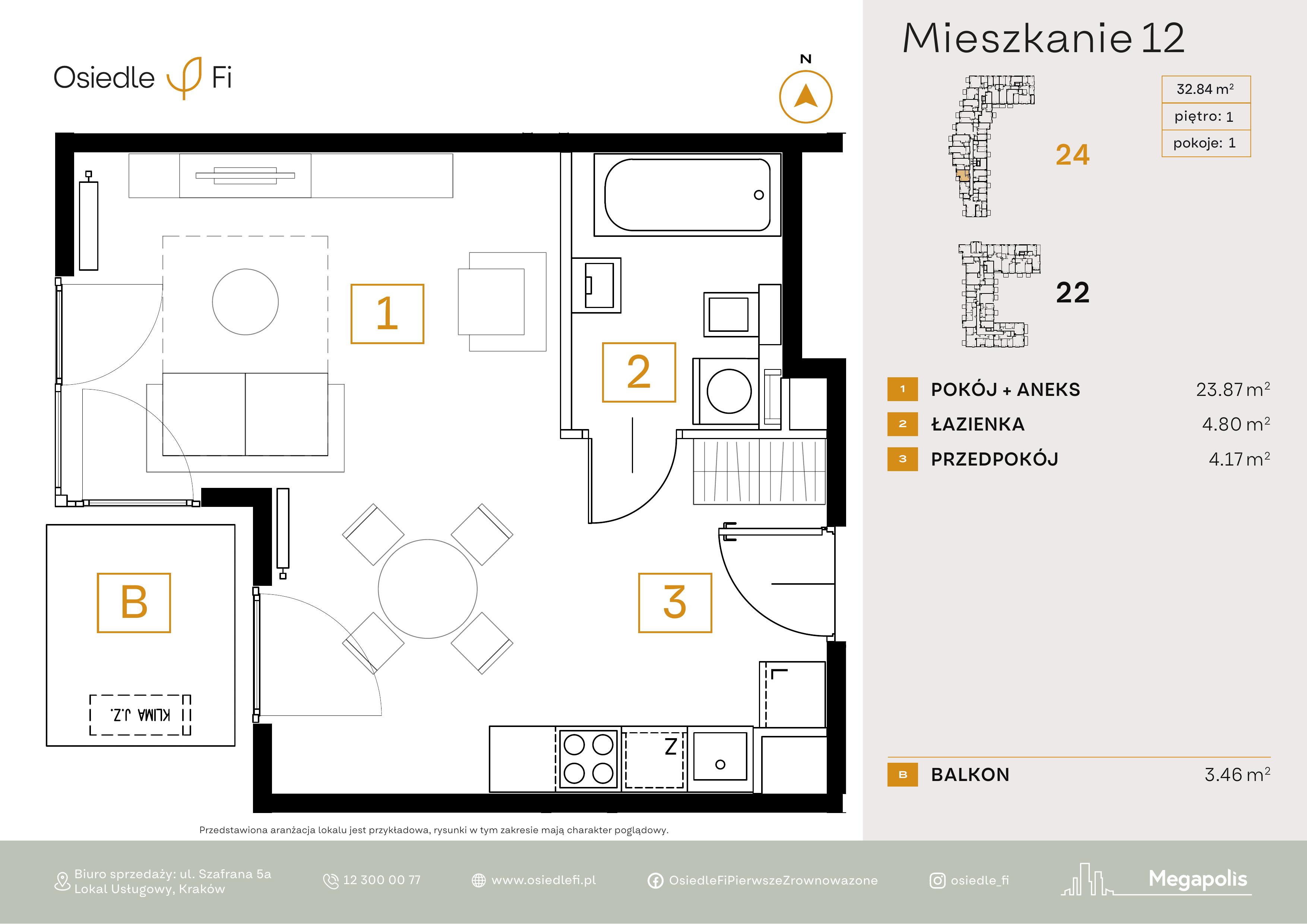 Rzut mieszkania 12