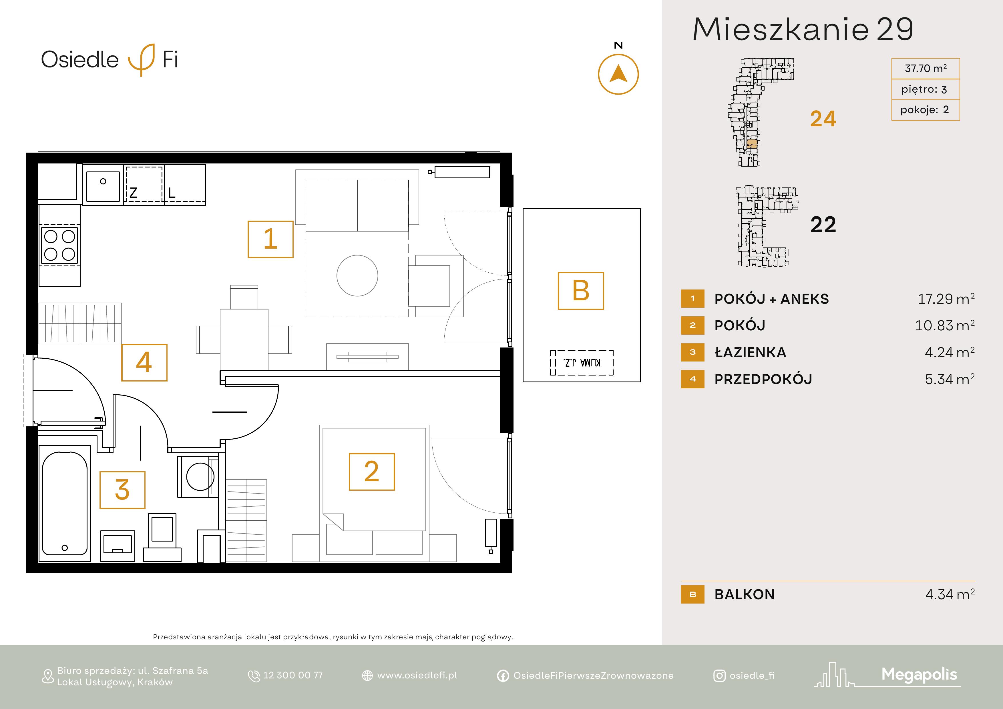 Rzut mieszkania 29