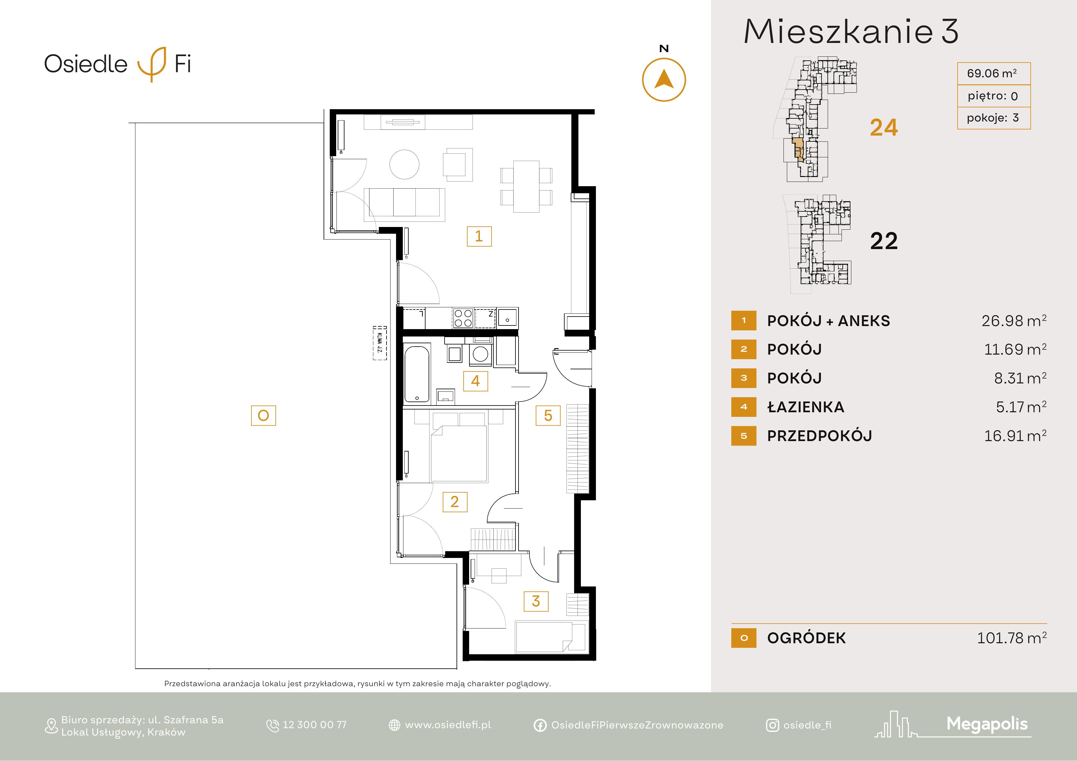 Rzut mieszkania 3