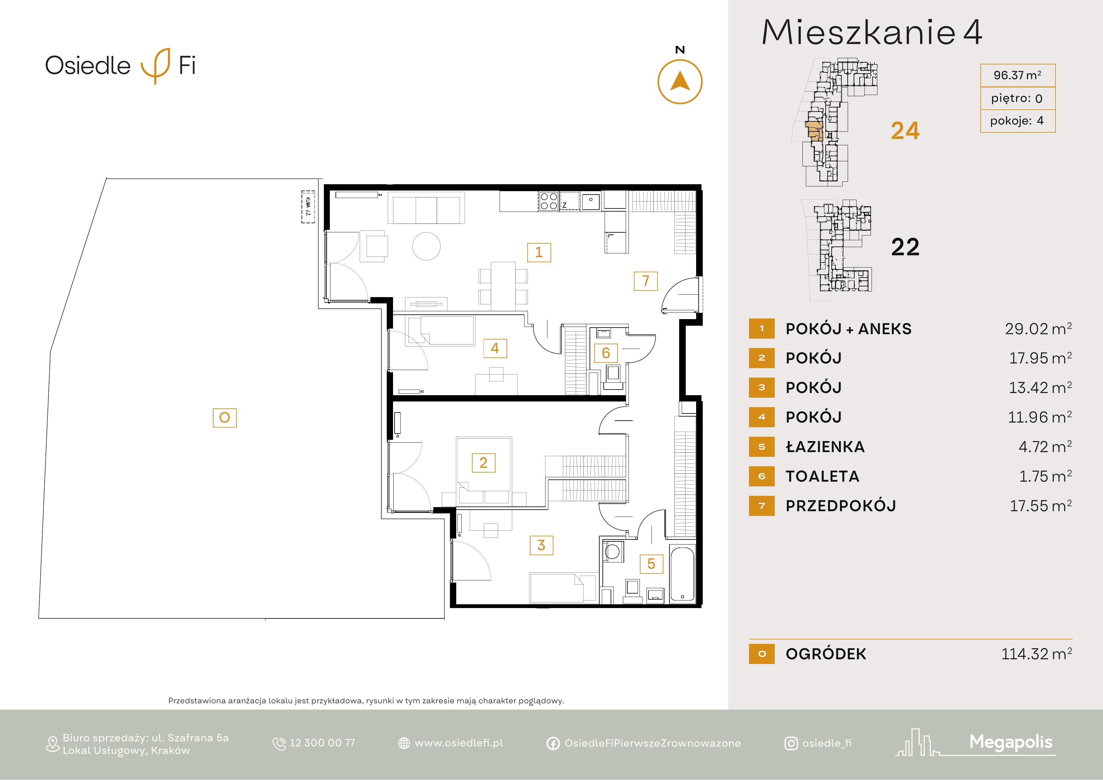 Rzut mieszkania 4