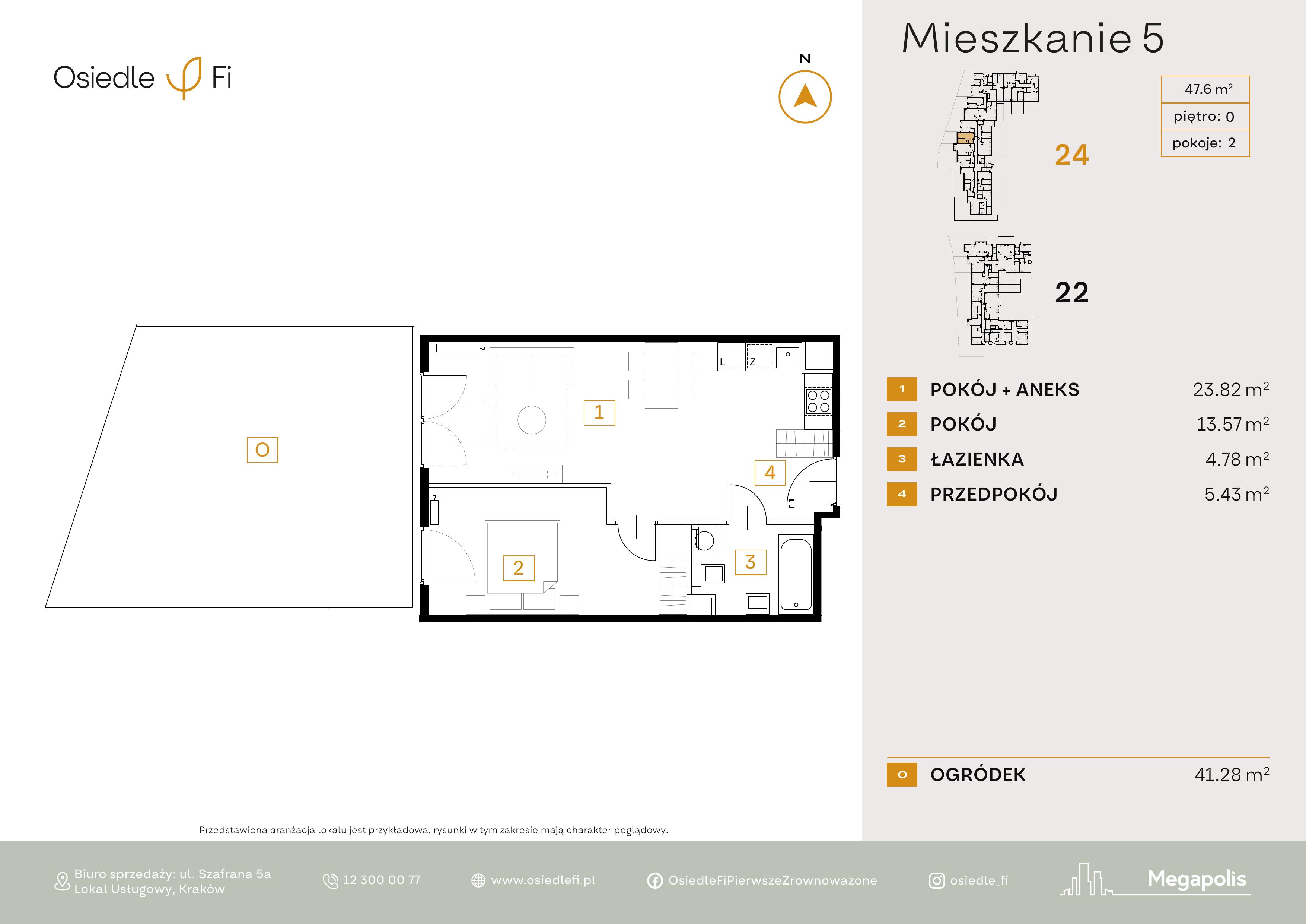 Rzut mieszkania 5