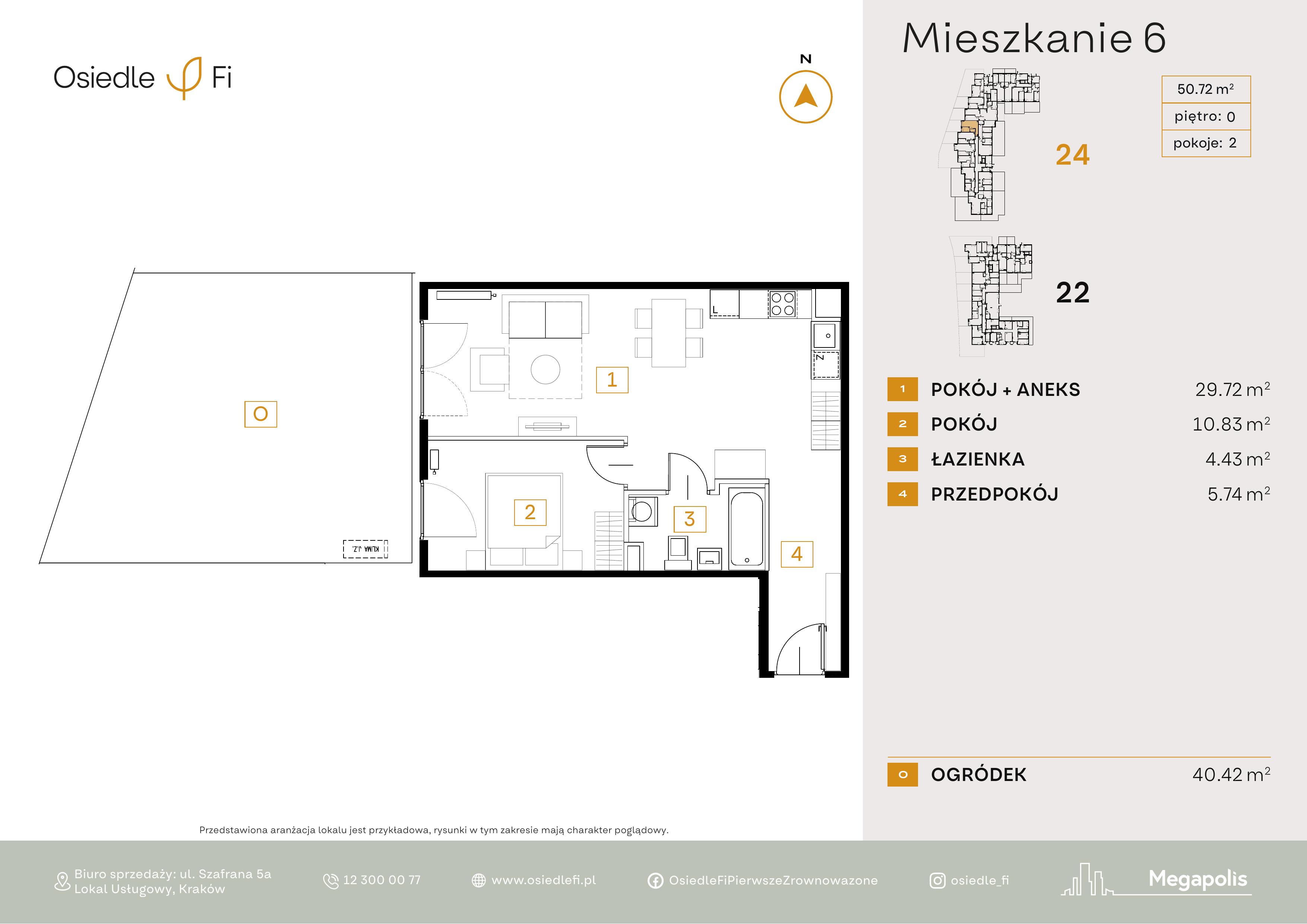 Rzut mieszkania 6