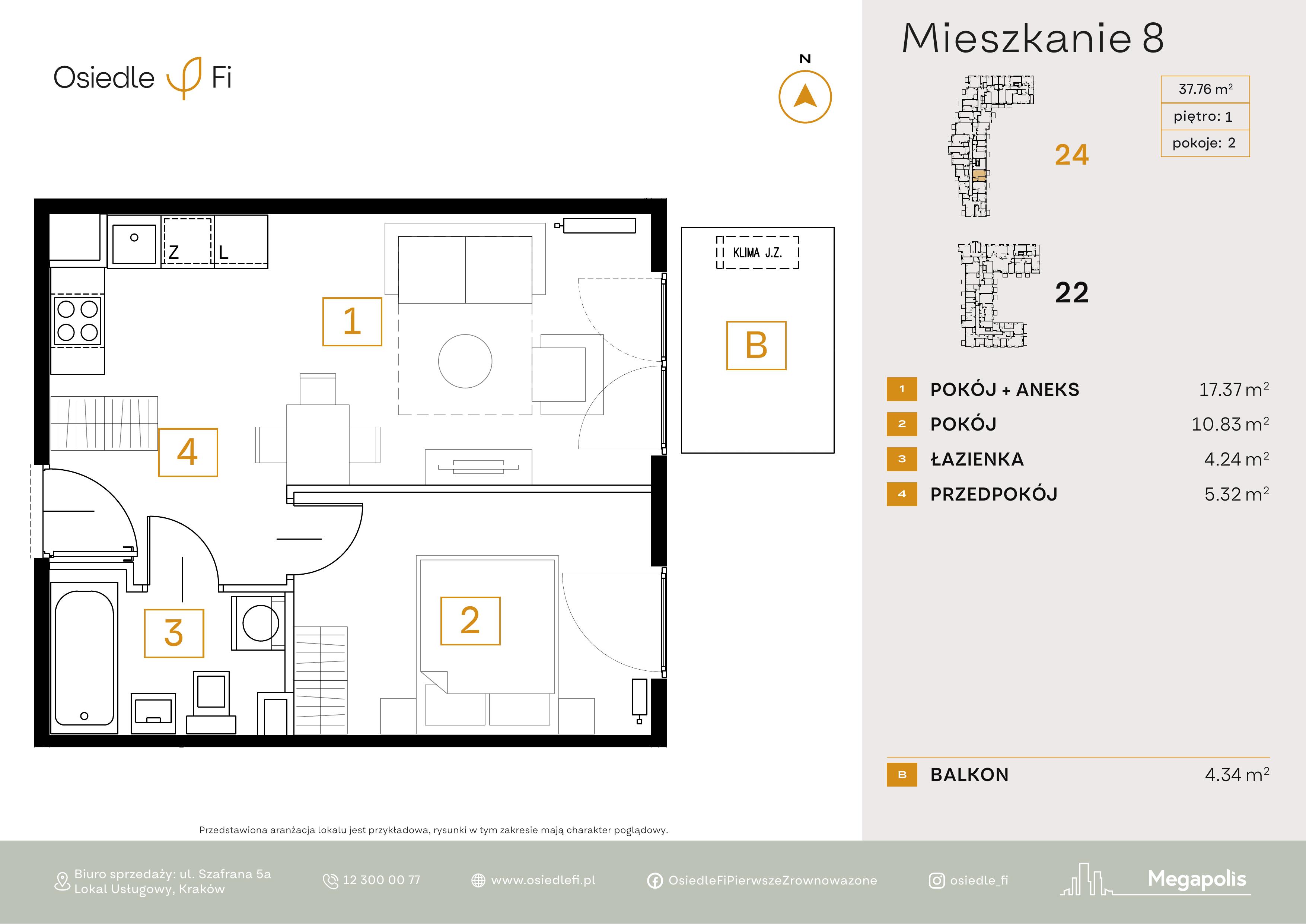 Rzut mieszkania 8