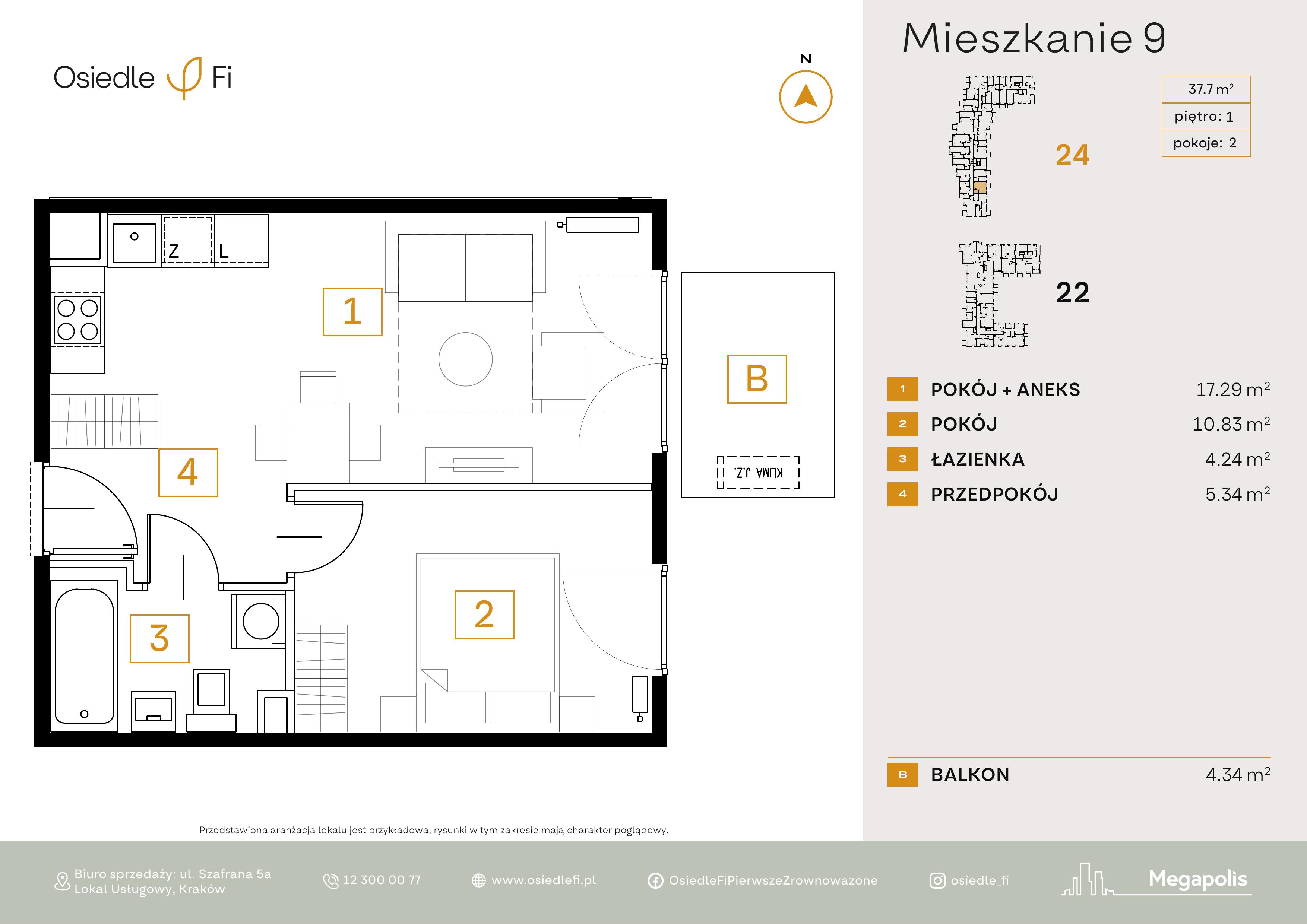 Rzut mieszkania 9